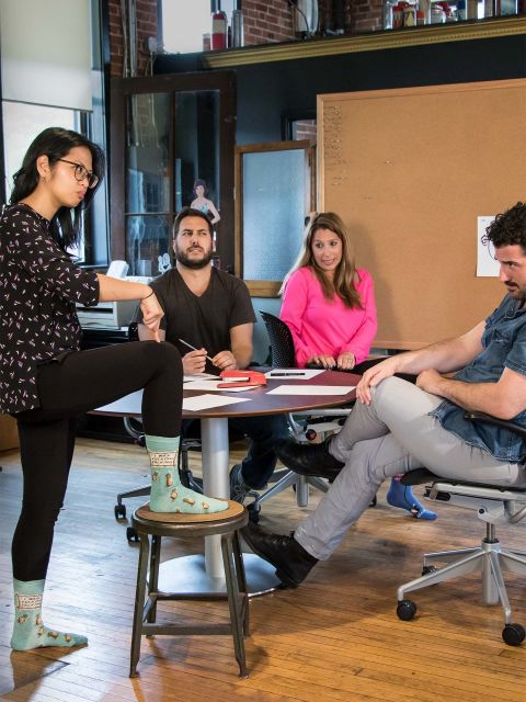 Image of I Was Fucking Talking W-Crew Socks BLUEQ